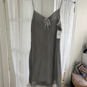 Ardene Black and White Mini Dress